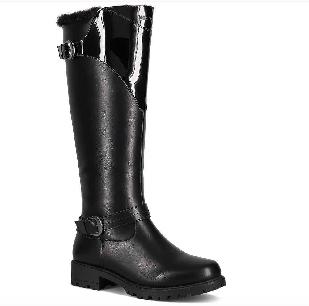 New Santana Canada Aquatherm Knee-High Black Winter Boot Size 8